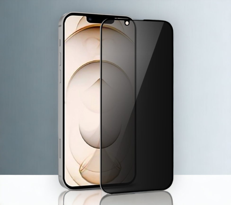 Zatemnjena zaščitna folija "Anti-Spy" za iPhone serije 13 – Infostyle – iPhone 13