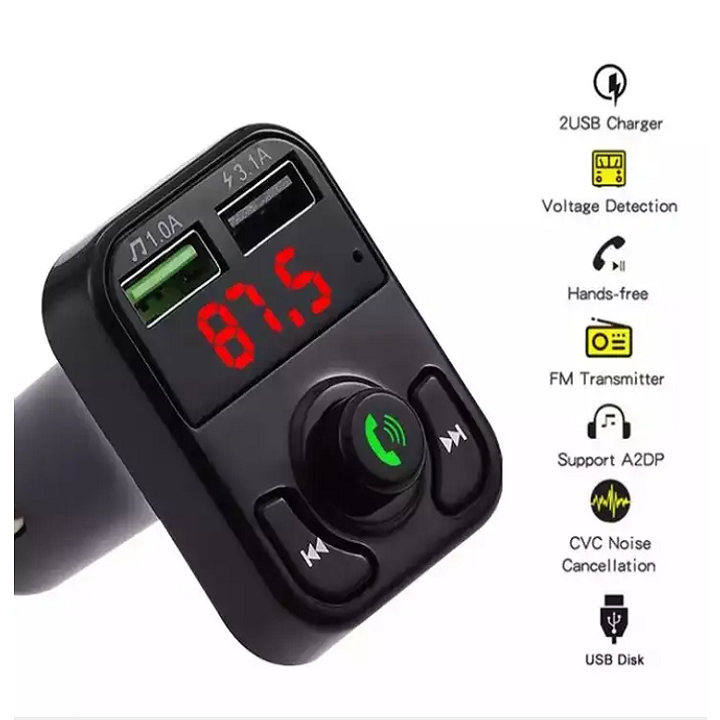 CARX3 FM oddajnik + vhod z 2x USB – Infostyle