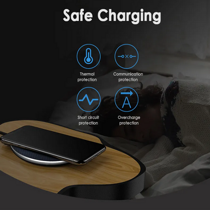 Brezžični polnilec Fast Charger - Črna