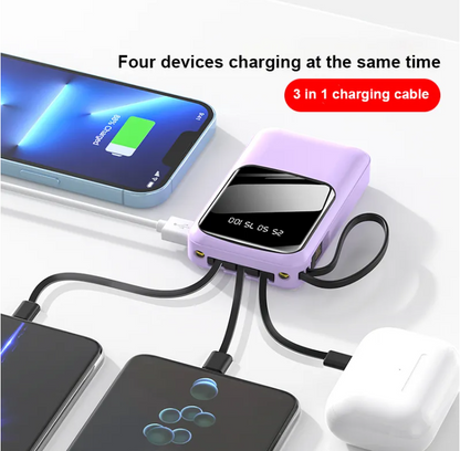 Žepna polnilna postaja 20.000mAh – Infostyle – Črna