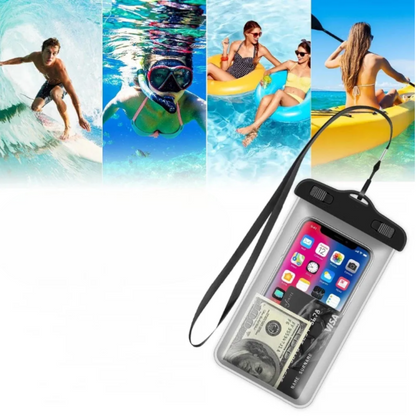 Vodoodporna vrečka za telefon - 13.97cm (max) – Infostyle – Modra