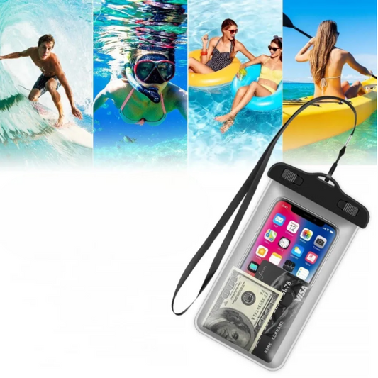 Vodoodporna vrečka za telefon - 13.97cm (max) – Infostyle – Modra