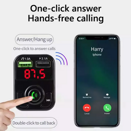 CARX3 FM oddajnik + vhod z 2x USB – Infostyle