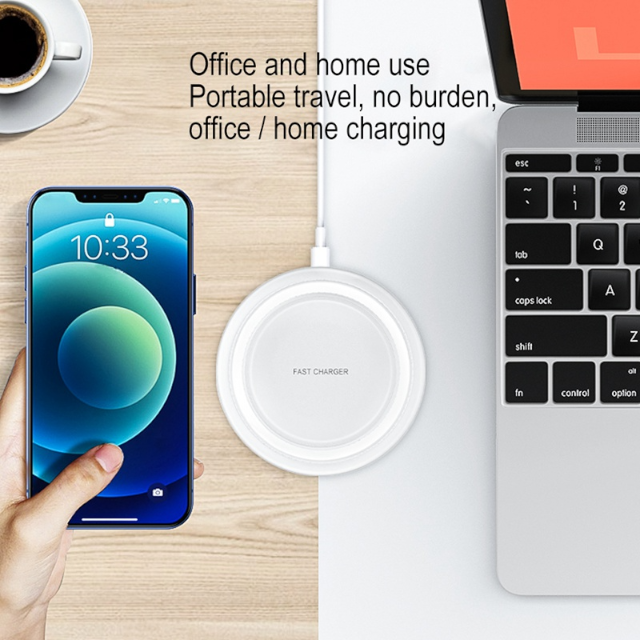 Brezžični polnilec za iPhone - Bela – Infostyle