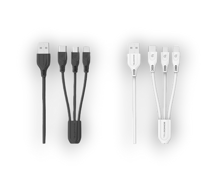 Polnilni in podatkovni kabel 3v1 – Somostel – Črna