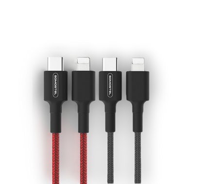 Polnilni in podatkovni kabel združljiv z Apple napravami – Somostel – Črna