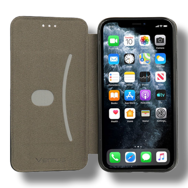 Preklopna torbica "Magnum" za Xiaomi Mi 10 - Črna – Vennus