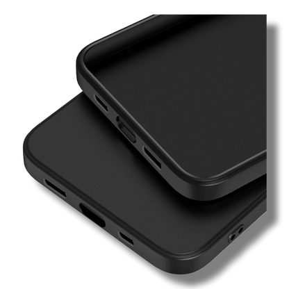 Silikonski ovitek "matt" za Xiaomi Redmi Note 10 5G - Črna – Infostyle