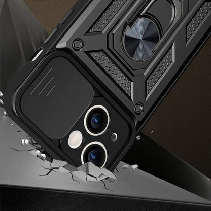 Silikonski ovitek "ring camera protect" za iPhone 14 Pro - Črna – Infostyle
