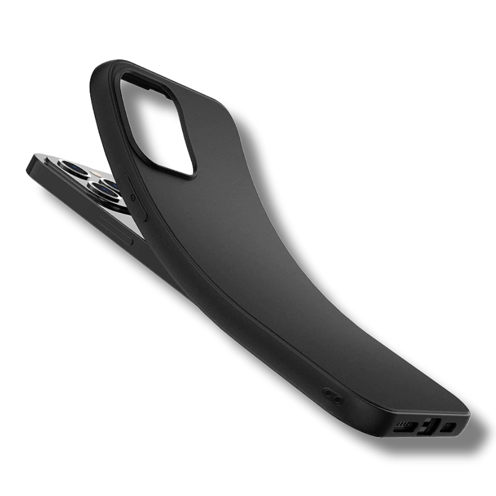 Silikonski ovitek "matt" za Xiaomi Redmi 10A - Črna – Infostyle