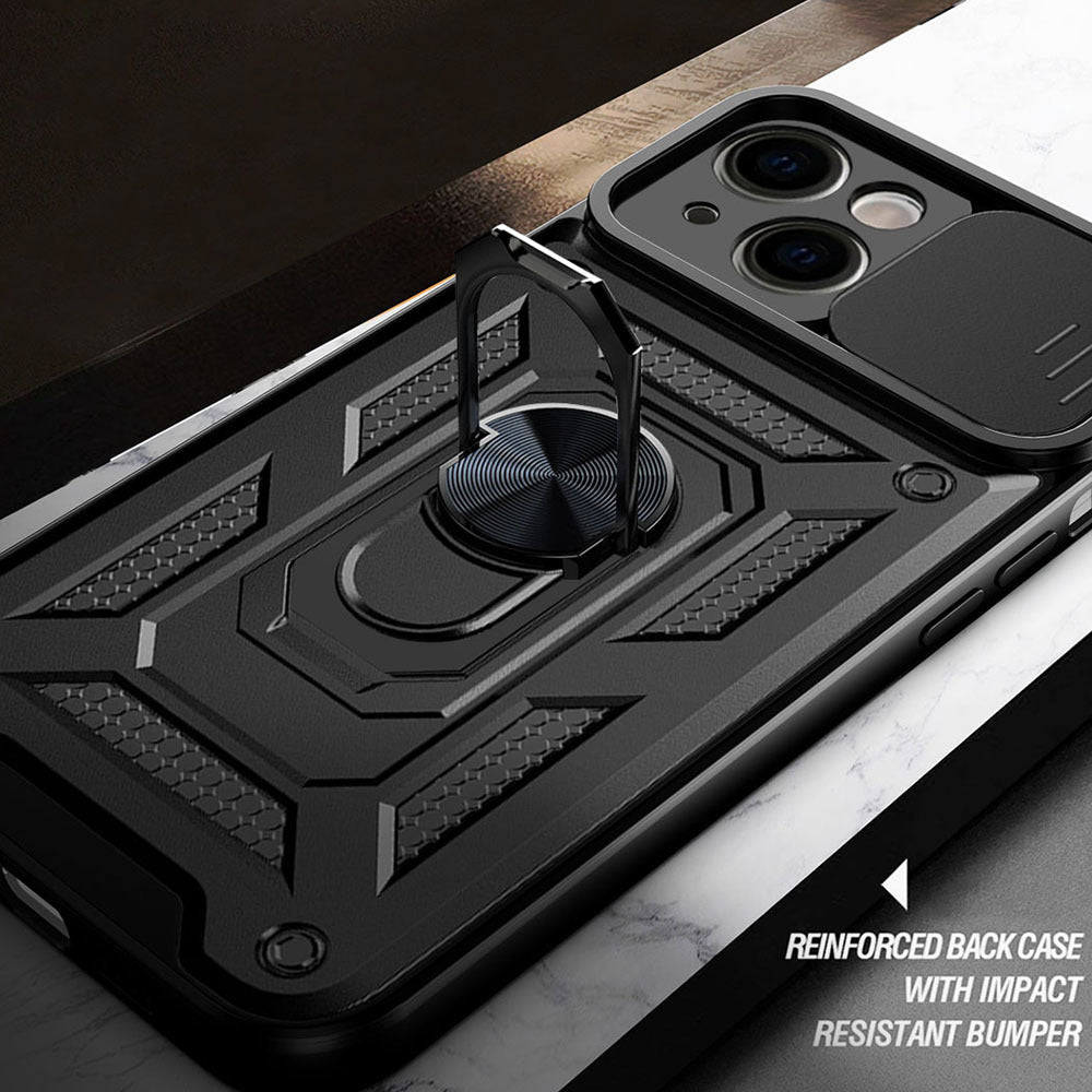 Silikonski ovitek "ring camera protect" za iPhone 14 Pro - Črna – Infostyle