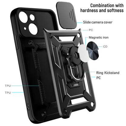 Silikonski ovitek "ring camera protect" za iPhone 14 Pro - Črna – Infostyle