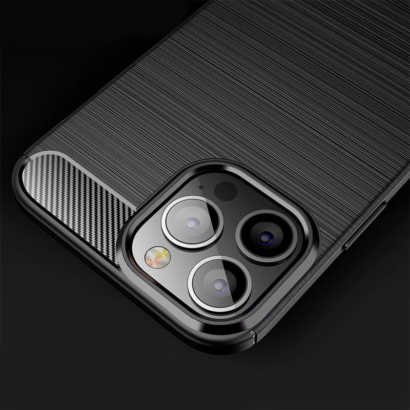 Silikonski ovitek "carbon lite" za Samsung Galaxy S23 Plus - Črna – Infostyle – Črna / TPU silikon