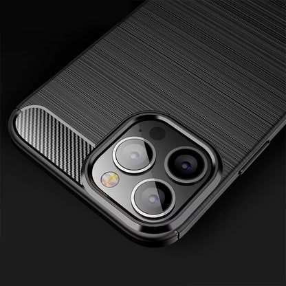 Silikonski ovitek "carbon lite" za Samsung Galaxy S23 Plus - Črna – Infostyle – Črna / TPU silikon
