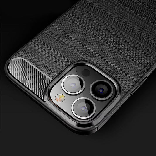 Silikonski ovitek "carbon lite" za Samsung Galaxy S23 Plus - Črna – Infostyle – Črna / TPU silikon