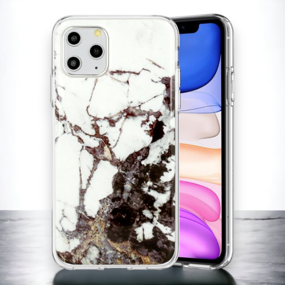 Ovitek "Marble Glitter" za iPhone 12 Pro Max – Infostyle