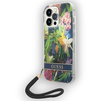 Ovitek Guess "Flower" za iPhone 14 Pro Max (GUHCP14XHFLSB)