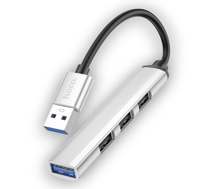 Mini adapter s 4 vhodi in izhodom USB – Hoco