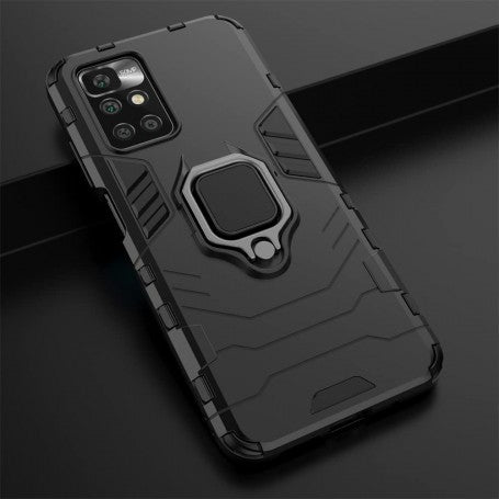 Silikonski ovitek "ring" za iPhone 14 Plus/ 15 Plus - Črna – Infostyle