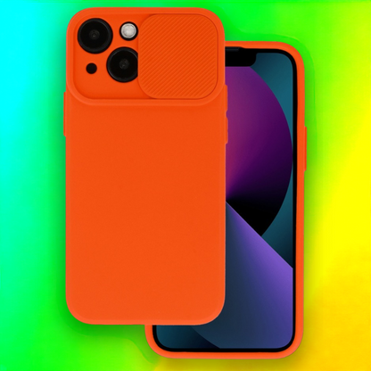 Silikonski ovitek "Camshield Soft" za iPhone 13 Pro Max – Infostyle – Rdeča / TPU silikon