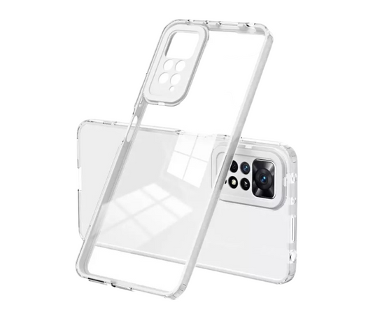 Silikonski ovitek za Xiaomi Redmi Note 11 Pro/Redmi Note 11 Pro 5G (2mm) - transparent – Infostyle – Prozorna / Silikon