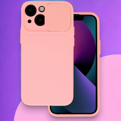 Silikonski ovitek "Camshield Soft" za iPhone 13 – Infostyle – Rdeča / TPU silikon
