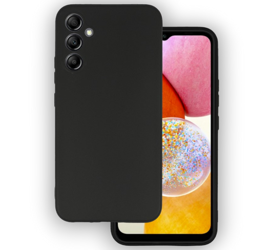 Silikonski ovitek "matt" za Samsung Galaxy A34 - Črna – Infostyle – Črna / Silikon