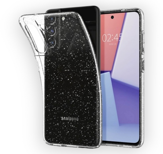 Silikonski ovitek "Crystal Glitter" za Samsung Galaxy A54 5G - Srebrna – Infostyle – Srebrna / TPU silikon