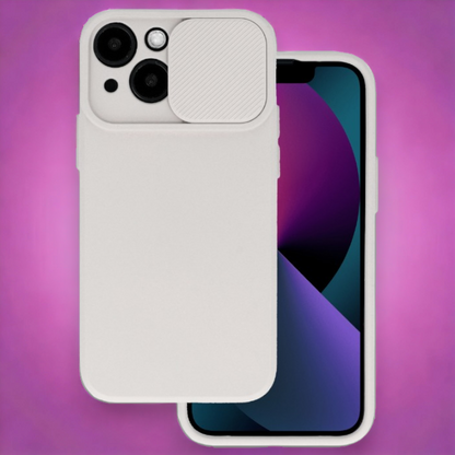 Silikonski ovitek "Camshield Soft" za iPhone 14 Pro – Infostyle – Črna / TPU silikon
