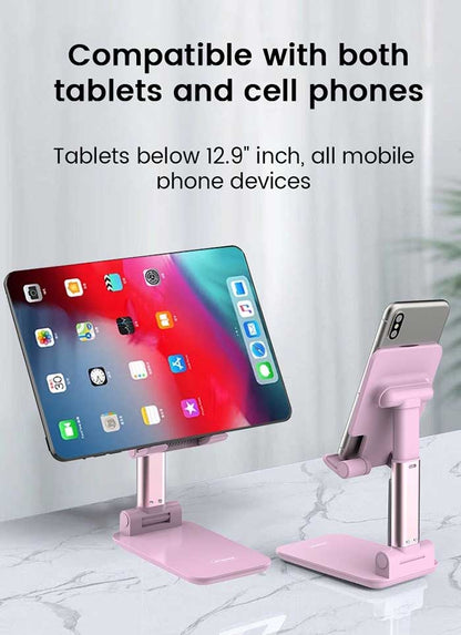 Zložljivo stojalo za telefone in tablice z ogledalom – Somostel