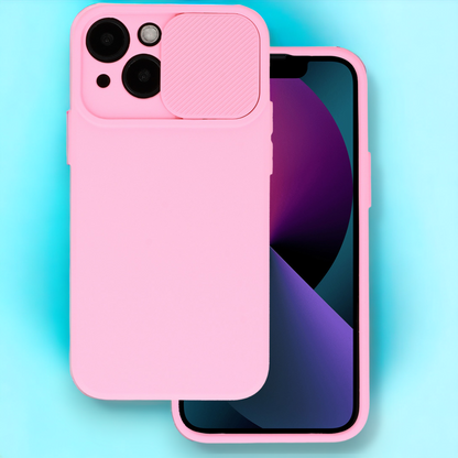Silikonski ovitek "Camshield Soft" za iPhone 13 Pro Max – Infostyle – Zelena / TPU silikon