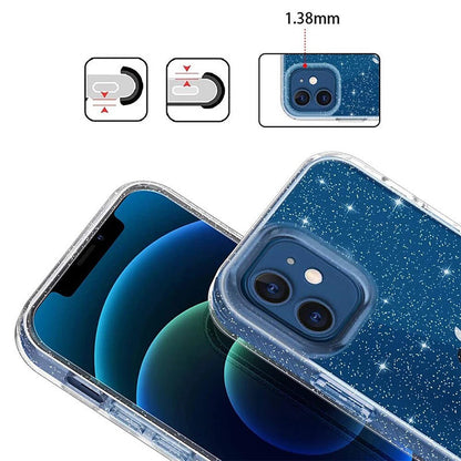 Silikonski ovitek "crystal glitter" 13 Pro Max/12 Pro Max - Prozoren – Infostyle