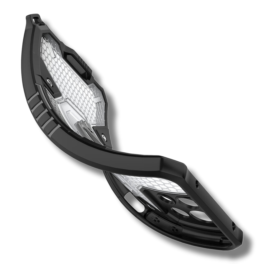 Silikonski ovitek "Honeycomb armor ring" za Samsung Galaxy A32 5G - Vijolična – Infostyle
