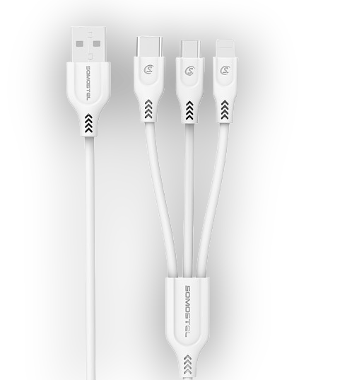 Polnilni in podatkovni kabel 3v1 – Somostel